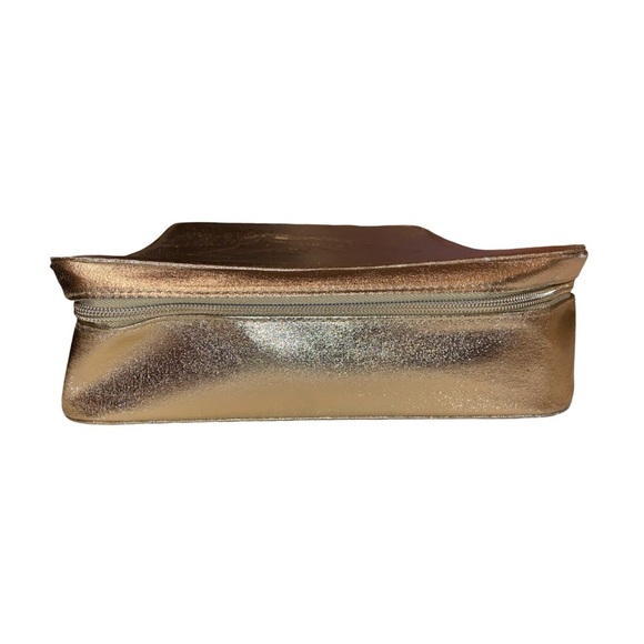 Lancôme Paris Rectangular Cosmetic or Vanity Case in Metallic Gold - Picture 6 of 9